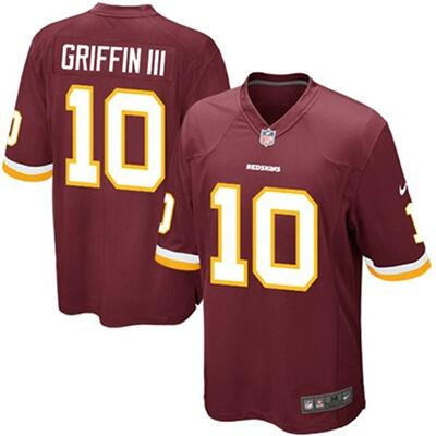 Men's Washington Redskins #10 Robert Griffin III Red Stitched Game Jersey Men's Washington Redskins #10 Robert Griffin III Red Stitched Game Jersey